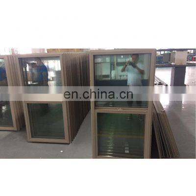 Factory American Sash Vinyl Window Vertical Sliding Double Hung Black Swing Plastic Horizontal Wooden Crate Insect Control WEIKA photo-5