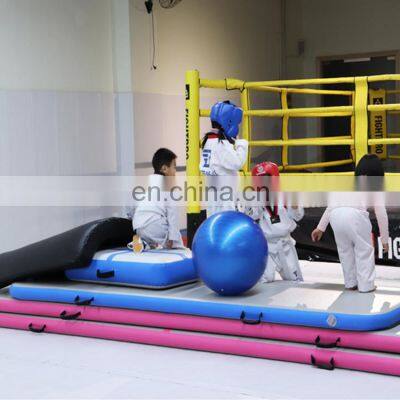 10cm Thickness PVC Plastic Portable Inflatable Foldable Fitness Mat Gym Mat photo-2