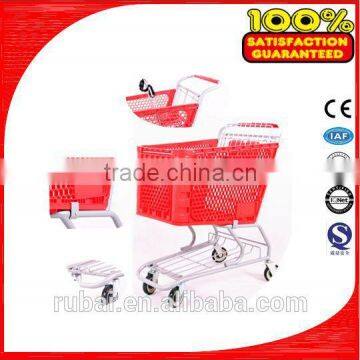 American style shopping cart cover plastic