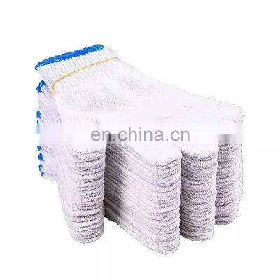 Xiantao Wholesale Reusable Safety Work Glove Labor Protective Hand Guantes White Cotton Knitted Gloves photo-5