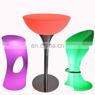 glowing cocktail event party wedding led bar tables and chairs led light cocktail bar tables and chairs for events wedding party