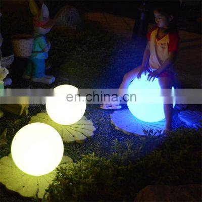 waterproof color changing Solar Light Garden Outdoor light up lamp glow ball