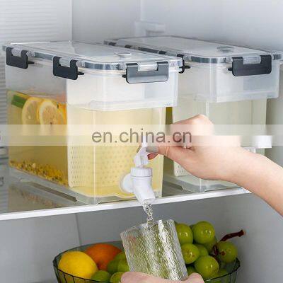 New 2022 Hands Free Home Party Price Outdoor Water Small Plastic Fridge Tap Drink Dispensers