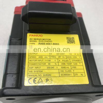 FUNAC Original Servo Motors for Sale Fanuc Servo Motors A06B-0061-B003 photo-2