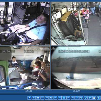 4 Channel 4 AHD Cameras 3G GPS SD Card Mobile DVR 4G Remote Control Bus Truck Taxi MDVR photo-2