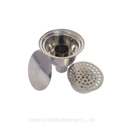 Clean floor drain, stainless steel 304, sanitary grade water seal, anti odor floor drain, factory specific