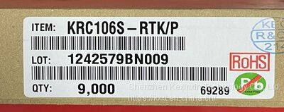 KRA106S-RTK KEC SOT-23 PNP Pre Bias Power (Pd): 200mW Collector Current (Ic): 100mA Collector Breakdown Voltage (Vceo): 50V PNP photo-2