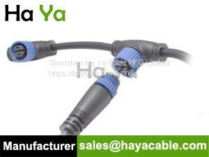 Customized Waterproof T Connection Cable With M15 Output