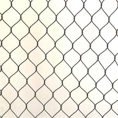 Stainless steel decorative soft wire mesh, cross-woven wire mesh 304 card buckle wire mesh zoo cage wire