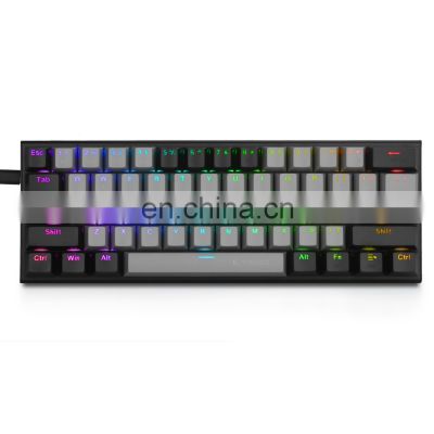 profession wired 60% game computer desktop oem rgb mini custom teclado laptop laptop keycaps gaming wireless mechanical keyboard