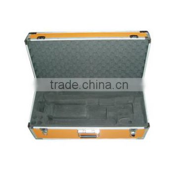 Orange Aluminum Carrying Instrument Case