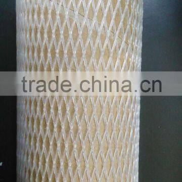 White color plastic Mesh tubing sleeve