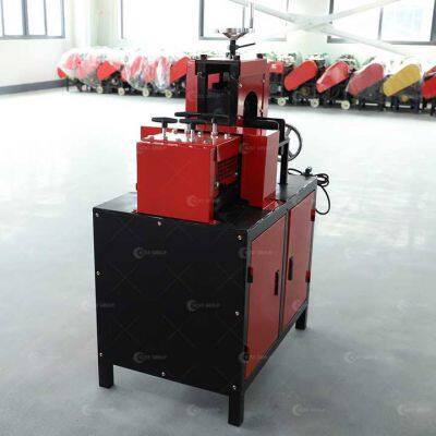 Waste Cable Line Stripping Scrap Copper Wire Slicing Equipment Fully Auto Electric Strip Removing Cutting Peeling Machine