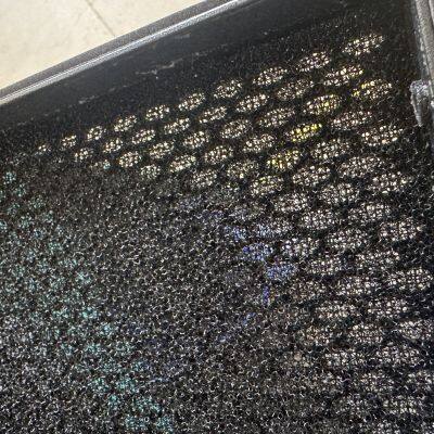 Open Cell Reticulated Foam With Acoustic Transparency in Black Color for Speaker System and Loudspeakers photo-2