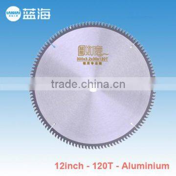 12''-120T Good Performance TCT Alloy Circular Saw Blade Used on Alumium Machine