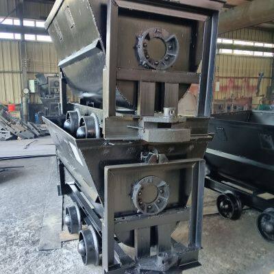 Senteng Mine Underground Dump-type Mine Car Curved Rail Side-dumping Mine Car Body Thickening