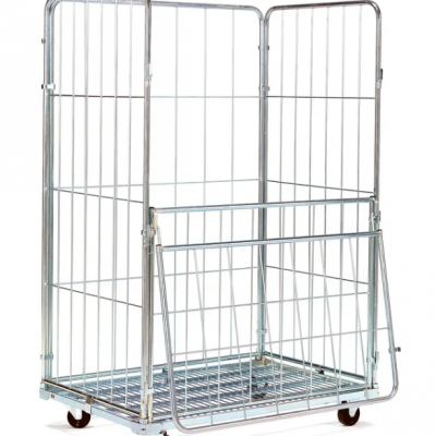 Heavy-Duty Roll Container Trolley With HighLoad Capacity photo-4