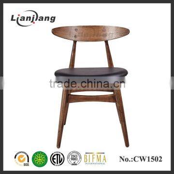 modern coffee house wooden dining chair