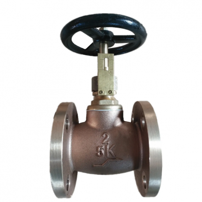 OEM JIS 5k 16k Cast Iron Cast Steel Double Flange Globe Valve Marine Bronze Globe Valve for Ships photo-5