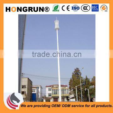 Heavy duty telescopic antenna mast in telecommunication tower