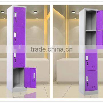 Fast Delivery Lockers Metal Frame Clothes Closet With 4 Door photo-2