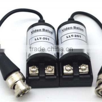 2X Coax CAT5 Camera CCTV Passive BNC Video Balun to UTP Transceiver Connector