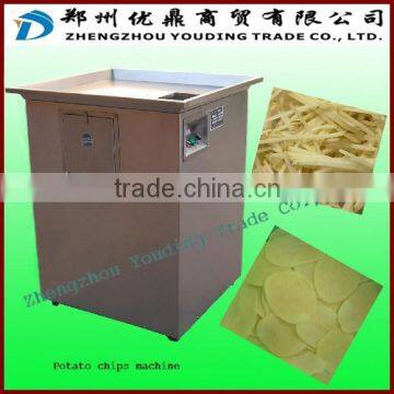 Potato chips slicing machine, potato cutting machine