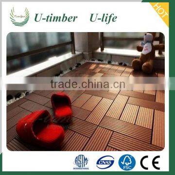 Magic Material Wood Plastic Composite DIY Decking Outside Use