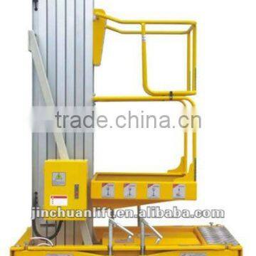 movable hydraulic aluminum single person lift table lifter