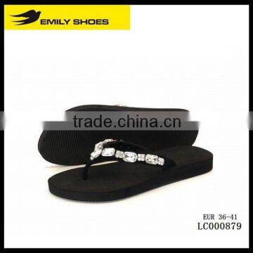 Lady's white diamond EVA slipper