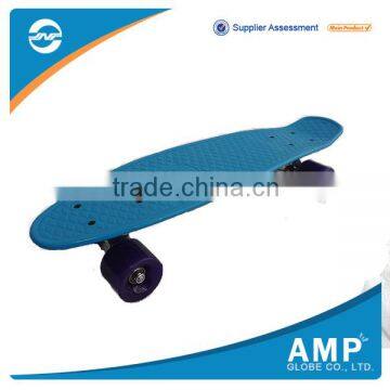 Fancy design flying 17 inch mini PP skateboard