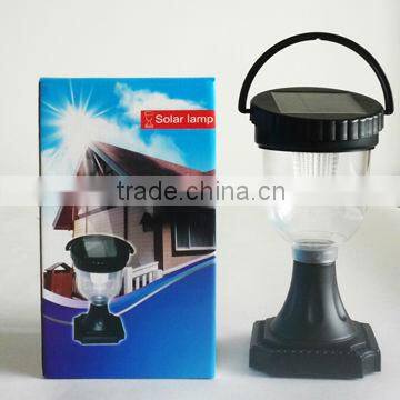 Indoor & outdoor 6-LED High Brightness solar indoor lamp