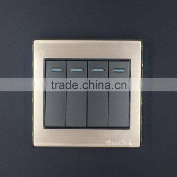 Bangladesh type 4 gang switch