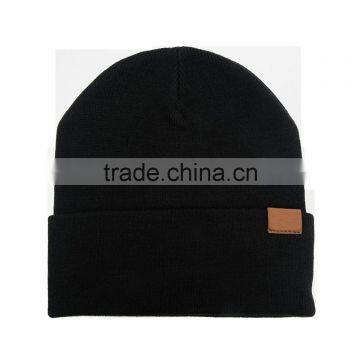 Guangjia Cap Manufaturer Wholesale Cashmere Winter Knitted Beanie Hat photo-2