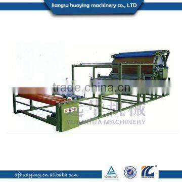 Double-glue groove vertical net belt laminating machine