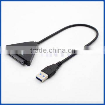 2.5" 3.5" HDD/SSD adapter USB 3.0 to SATA III 6Gbps Adapter Dongle cable with 12V DC interface