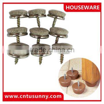 dia 22mm screw round shape floor protector, screw floor protector