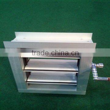 Air volume control damper for HVAC system air handling unit