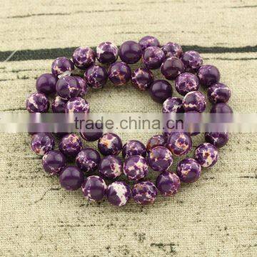 SM3110-3 Purple sea sediment jasper beads,purple impression jasper beads