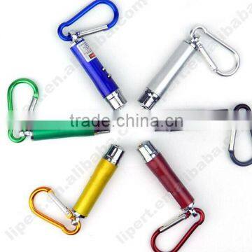 (120339) High quality Top selling torch UV light led laser pointer led uv torch keychain
