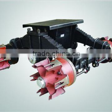 bpw axle bogie suspension german type axle for hot sale