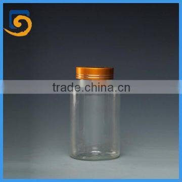 PET Plastic Type and Screen Printing Surface Handling capsule bottle with metal cap