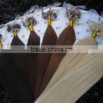 micro ring/loop human hair strand,micro bead human hair extensions,1g/strand