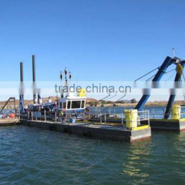 mini dredge for gold with river sand suction pump