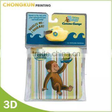 Educational toy baby cloth book plastic baby soft book