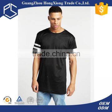 Factory high quality best price men short sleeve black t-shirts overruns