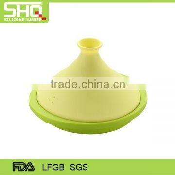 Food grade kitchenware collapsible silicone pot