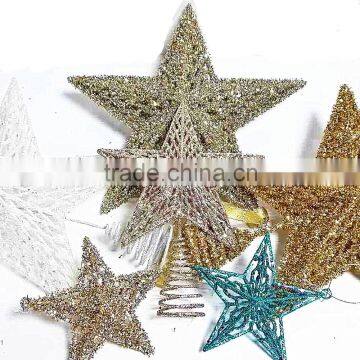 artificial five pointed star colorful star christmas decoration