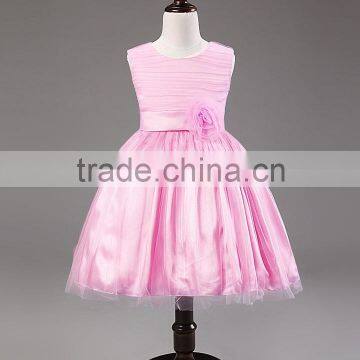 China Party Dress for 2-12 Years Old Girls V Neck Lace Evening Dresses Sleveeless Dress Girl Best Dress for Farewell Party photo-2