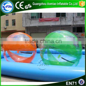 Hot Red and Clear TPU Inflatable Ball Water Ball Water Walking Ball photo-2